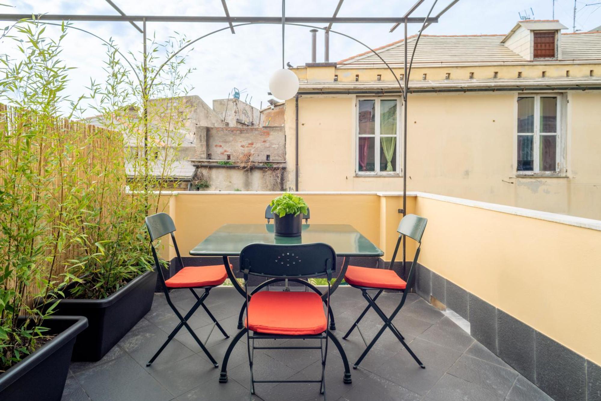 ג'נובה Cosy Apartment With Terrace מראה חיצוני תמונה